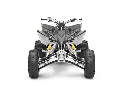 Rwraps Brushed Aluminum Black DIY ATV Wraps