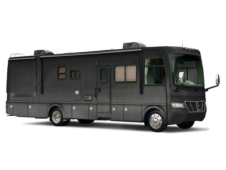 Rwraps Brushed Aluminum Black Recreational Vehicle Wraps