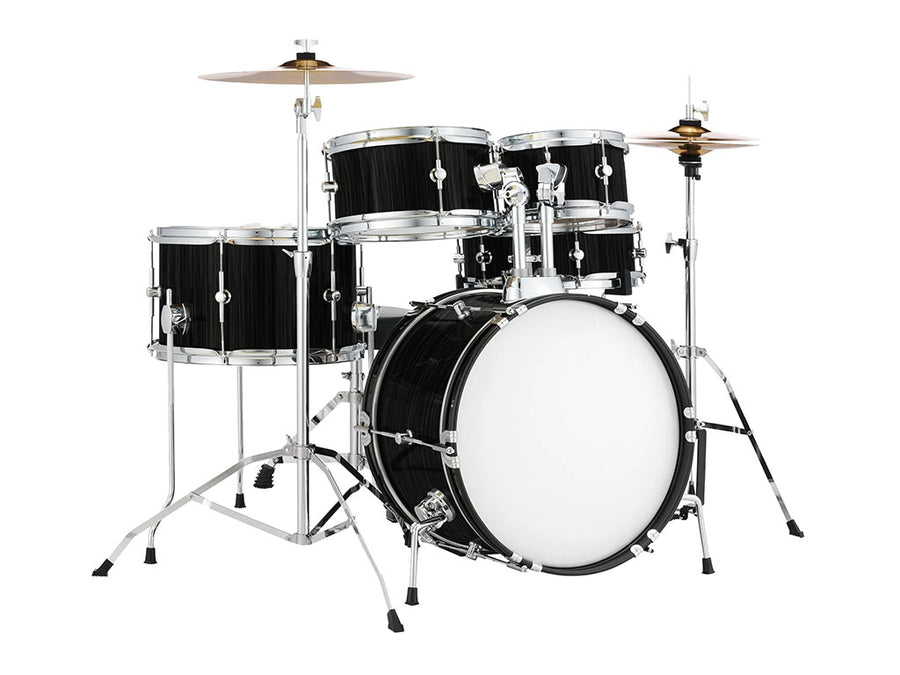 Rwraps™ Brushed Aluminum Black Drum Wraps