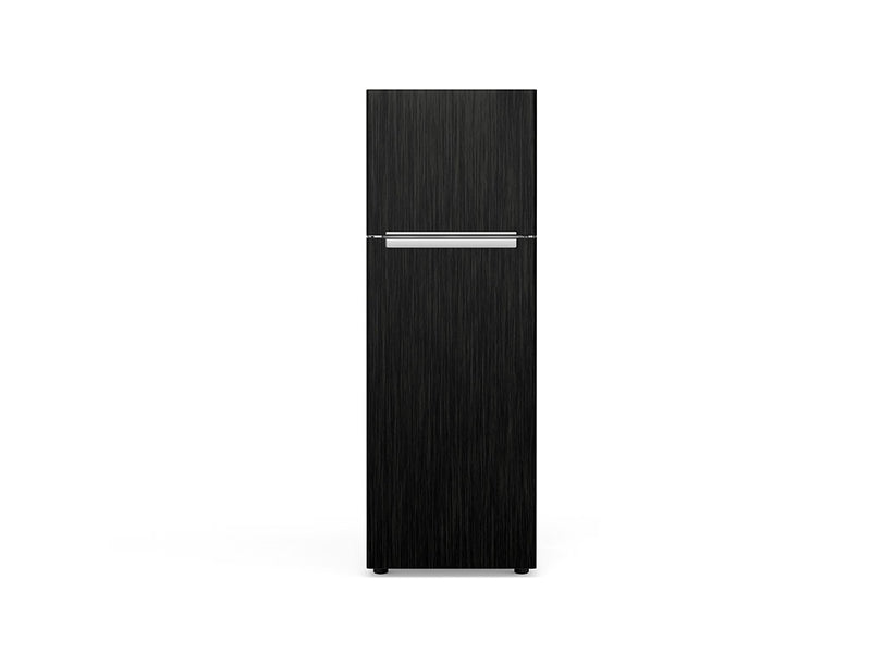 Rwraps Brushed Aluminum Black DIY Refrigerator Wraps