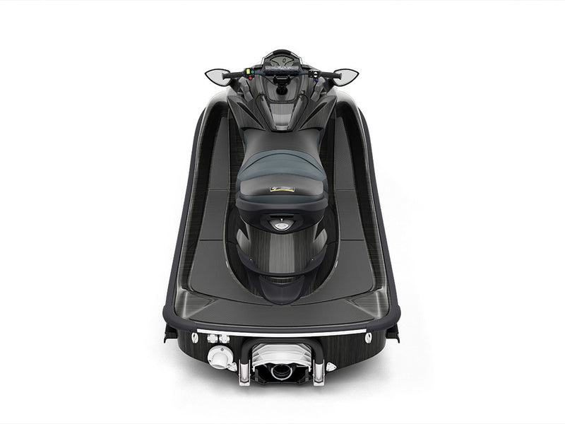 Rwraps Brushed Aluminum Black Jet Ski Vinyl Wraps