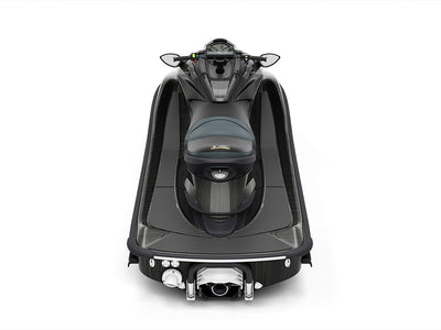 Rwraps Brushed Aluminum Black Jet Ski Vinyl Wraps