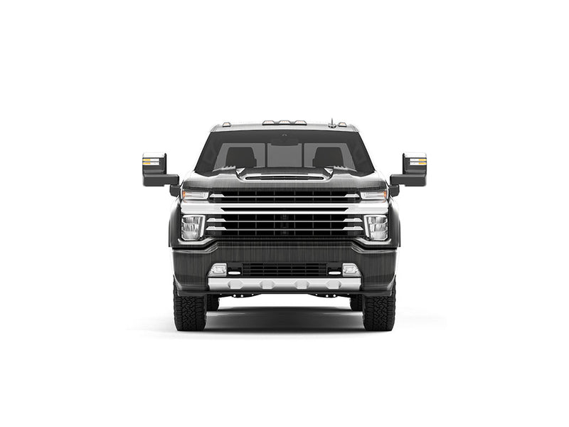 Rwraps Brushed Aluminum Black DIY Truck Wraps