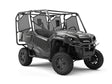 Rwraps™ Brushed Aluminum Black Vinyl UTV Wrap