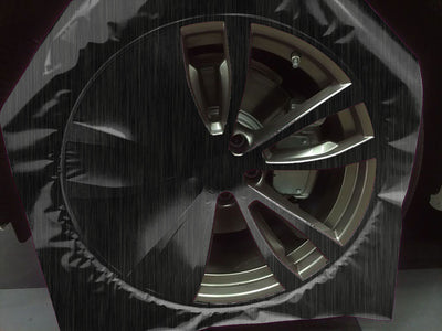 Rwraps™ Brushed Aluminum Black Custom Wheel Installation Process