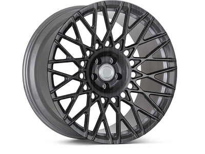Rwraps™ Brushed Aluminum Black Vinyl Rim Wrap