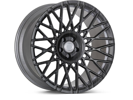 Rwraps™ Brushed Aluminum Black Vinyl Rim Wrap
