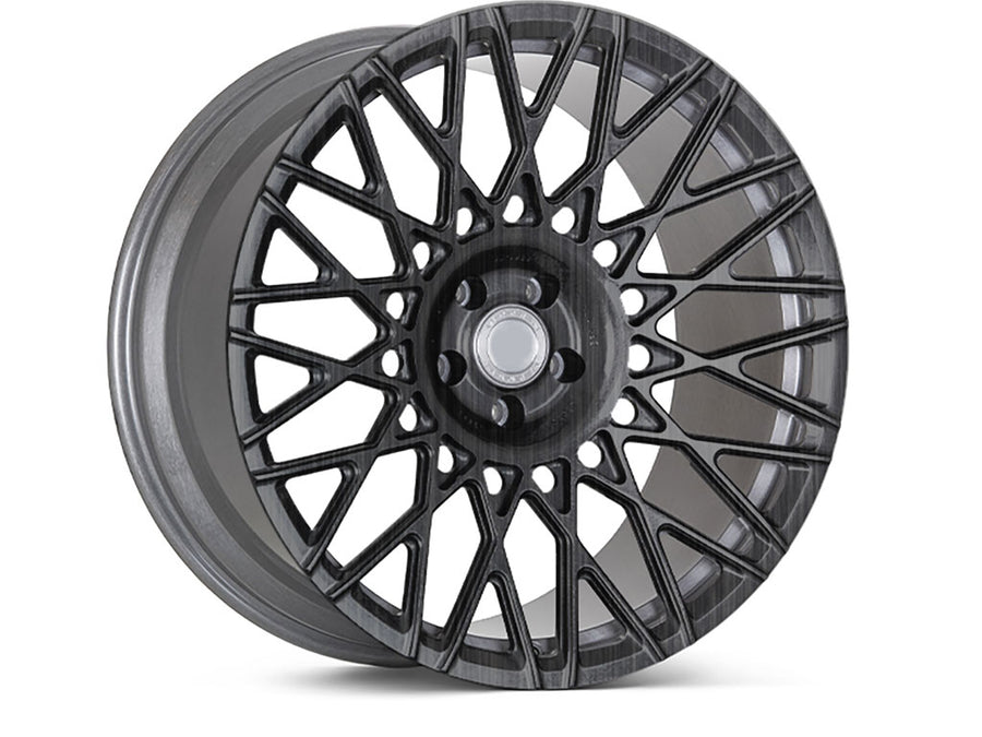 Rwraps™ Brushed Aluminum Black Vinyl Rim Wrap