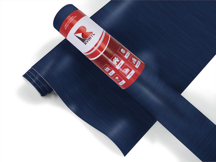 Rwraps Brushed Aluminum Blue Travel Trailer Wraps