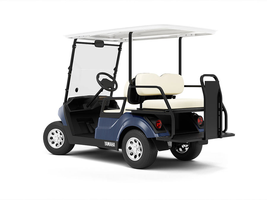 Rwraps Brushed Aluminum Blue Golf Cart Vinyl Wraps