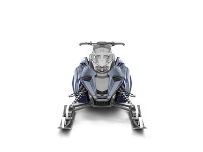 Rwraps Brushed Aluminum Blue DIY Snowmobile Wraps