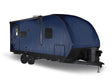 Rwraps Brushed Aluminum Blue 5th Wheel Travel Trailer Wraps