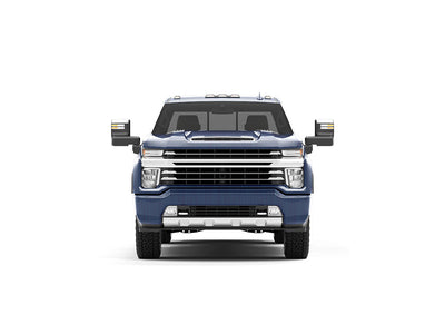 Rwraps Brushed Aluminum Blue DIY Truck Wraps