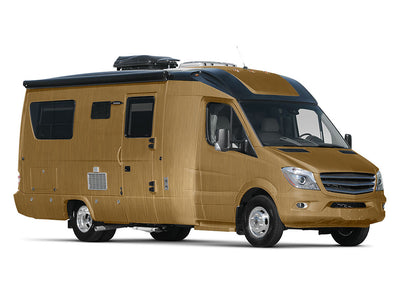 Rwraps Brushed Aluminum Gold Do-It-Yourself RV Wraps