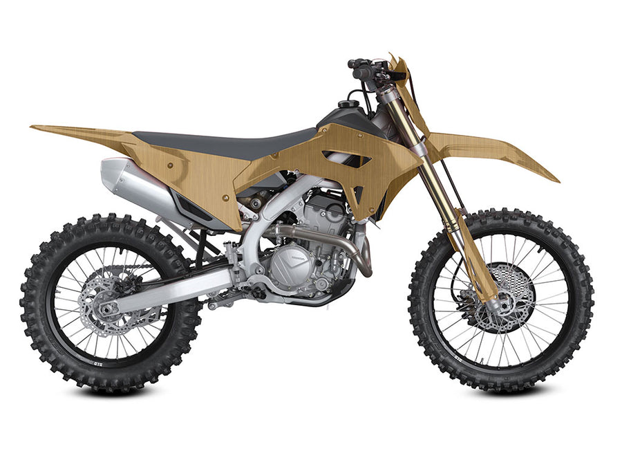 Rwraps Brushed Aluminum Gold Do-It-Yourself Dirt Bike Wraps