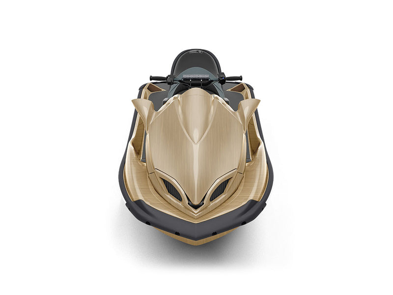 Rwraps Brushed Aluminum Gold DIY Jet Ski Wraps