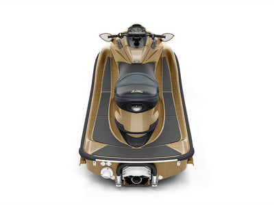 Rwraps Brushed Aluminum Gold Jet Ski Vinyl Wraps