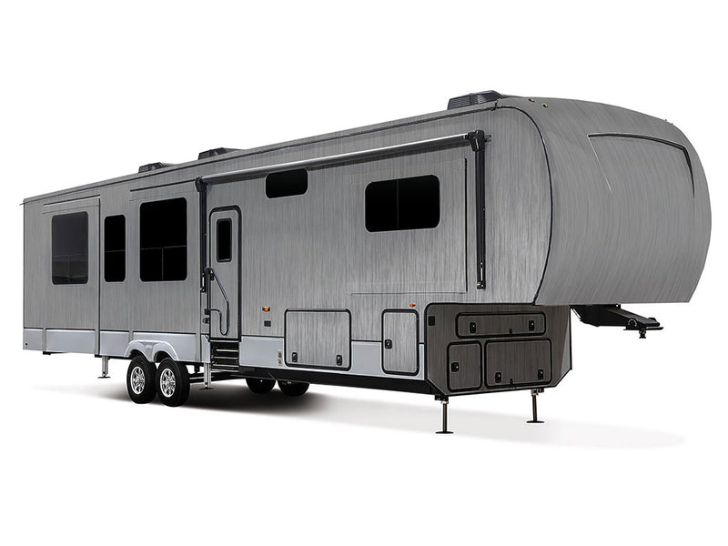 Rwraps Brushed Aluminum Gray Truck Camper Vinyl Wraps