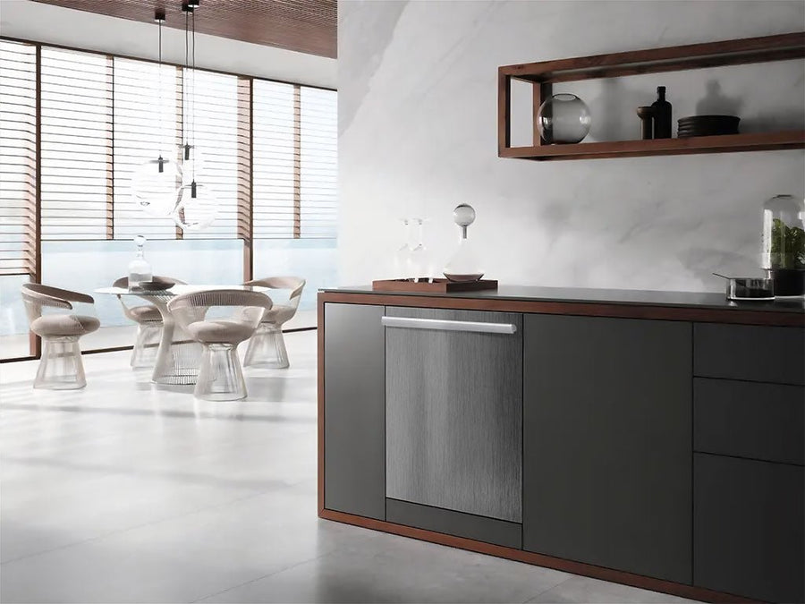 Rwraps™ Brushed Aluminum Gray Wrapped Dishwasher Example