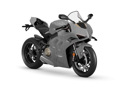 Rwraps Brushed Aluminum Gray Motorcycle Wraps