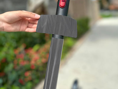 Rwraps Brushed Aluminum Gray Electric Kick-Scooter Wraps