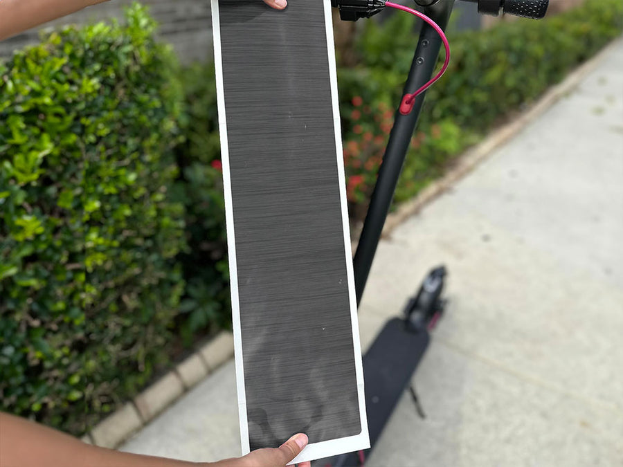 Rwraps Brushed Aluminum Gray DIY Electric Scooter Wraps