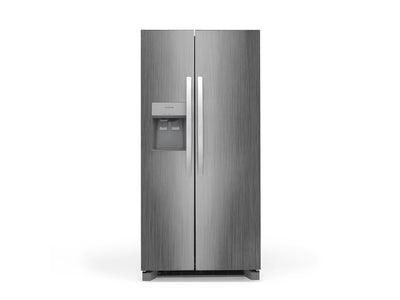 Rwraps™ Brushed Aluminum Gray Refrigerator Wraps