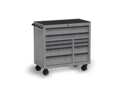 Rwraps™ Brushed Aluminum Gray Tool Cabinet Wraps