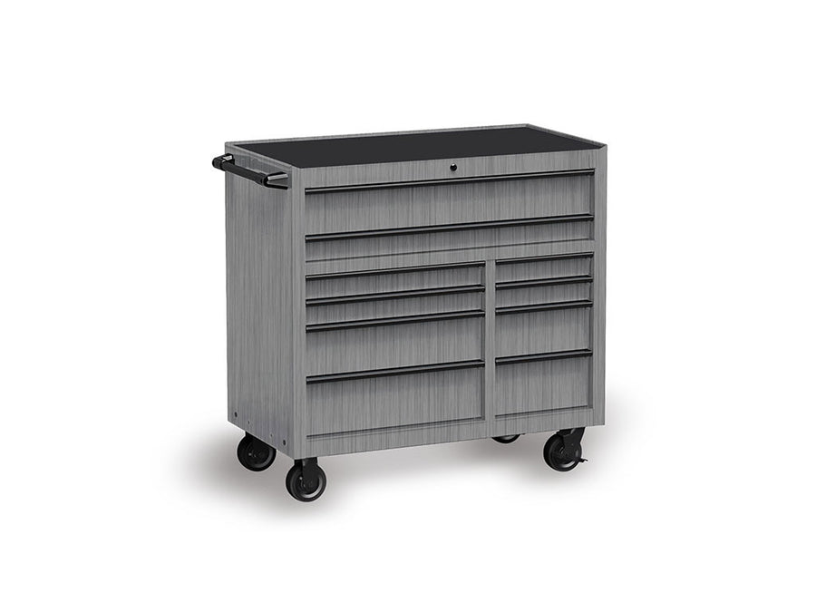 Rwraps™ Brushed Aluminum Gray Tool Cabinet Wraps