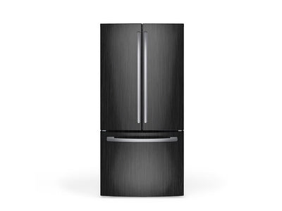 Rwraps Brushed Aluminum Gunmetal DIY Built-In Refrigerator Wraps