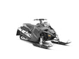 Rwraps™ Brushed Aluminum Gunmetal Vinyl Snowmobile Wrap