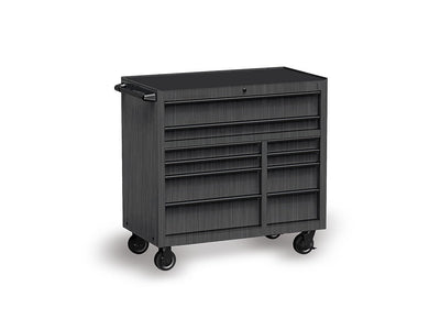 Rwraps™ Brushed Aluminum Gunmetal Tool Cabinet Wraps