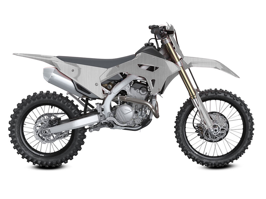Rwraps Brushed Aluminum Silver Do-It-Yourself Dirt Bike Wraps