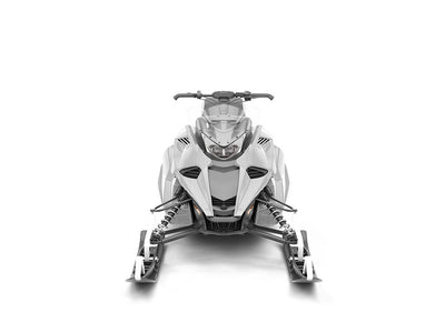 Rwraps Brushed Aluminum Silver DIY Snowmobile Wraps