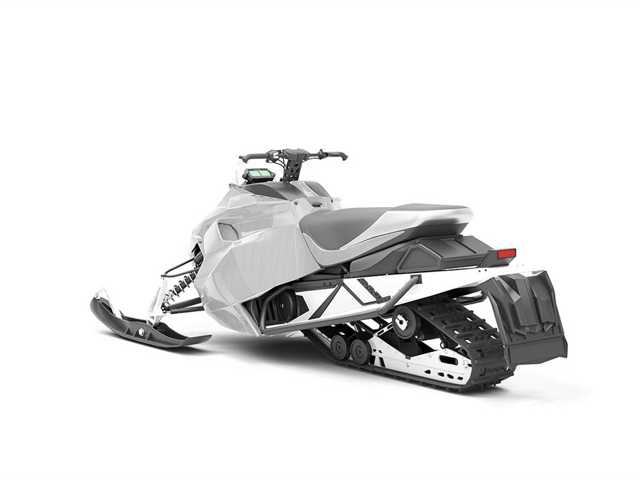Rwraps Brushed Aluminum Silver Snowmobile Vinyl Wraps