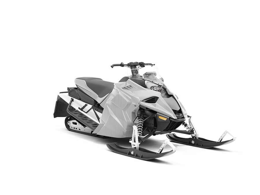 Rwraps™ Brushed Aluminum Silver Vinyl Snowmobile Wrap