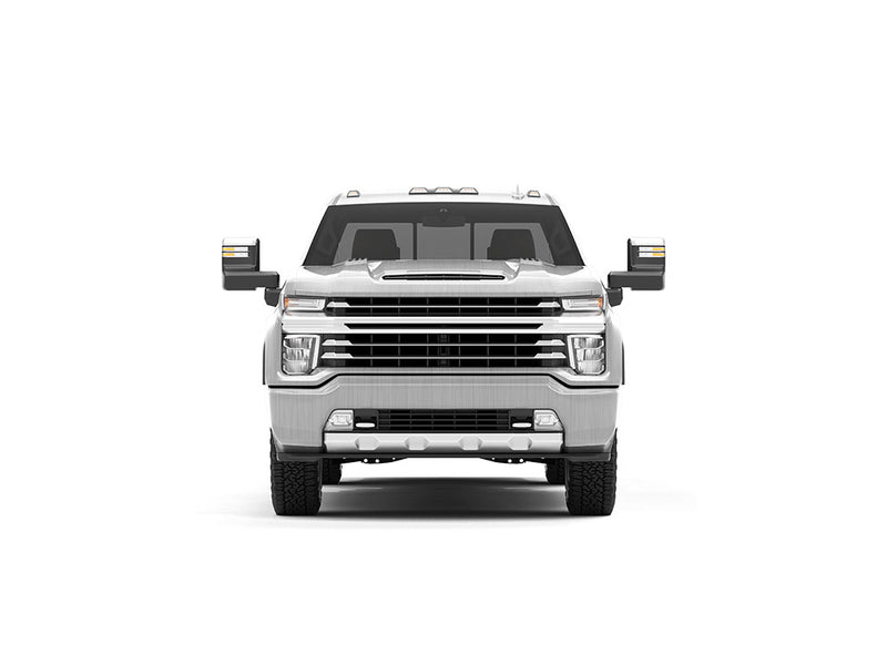 Rwraps Brushed Aluminum Silver DIY Truck Wraps