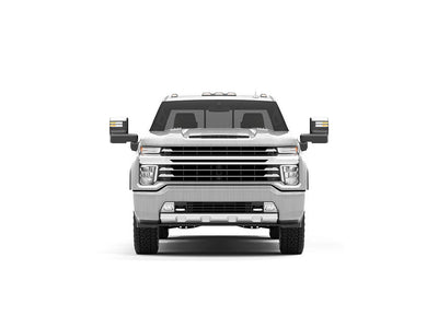 Rwraps Brushed Aluminum Silver DIY Truck Wraps