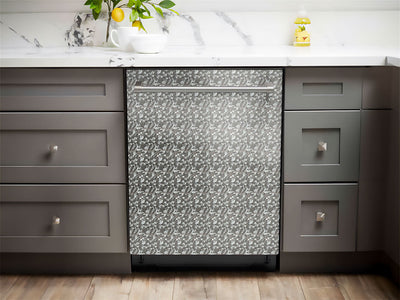 Rwraps™ Camouflage 3D Fractal Silver Dishwasher Wraps
