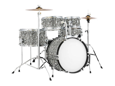 Rwraps™ Camouflage 3D Fractal Silver Drum Wraps