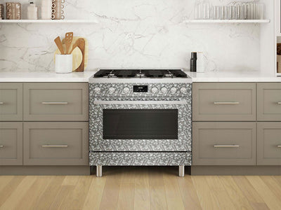 Rwraps™ Camouflage 3D Fractal Silver Oven Wraps