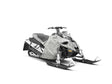 Rwraps™ Camouflage 3D Fractal Silver Vinyl Snowmobile Wrap