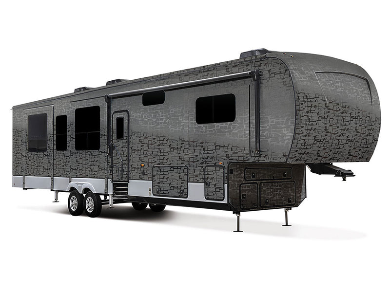 Rwraps Camouflage 3D Night Shade Truck Camper Vinyl Wraps