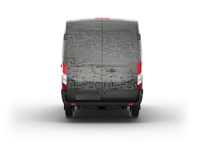 Rwraps Camouflage 3D Night Shade Van Vinyl Wraps