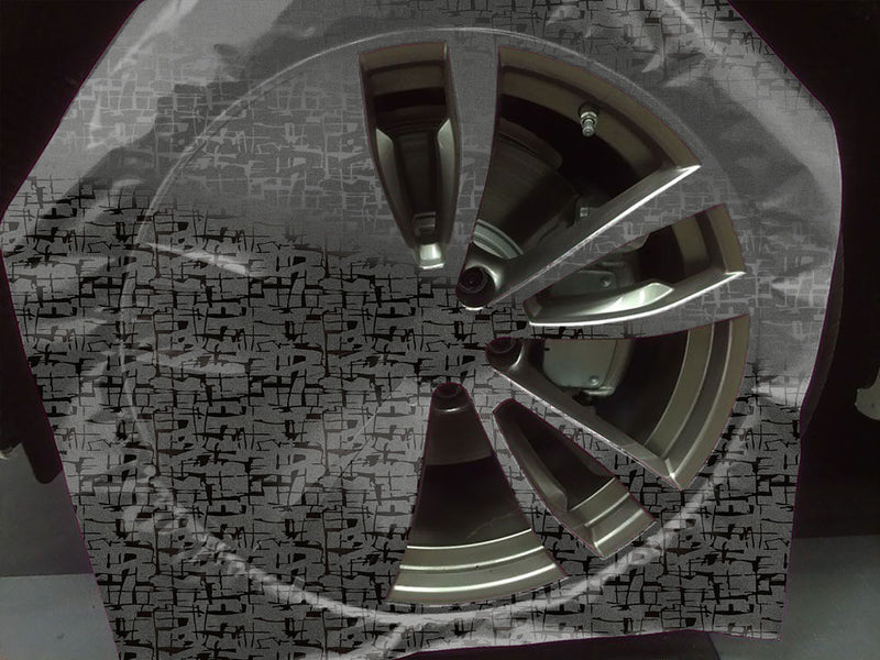 Rwraps™ Camouflage 3D Night Shade Custom Wheel Installation Process