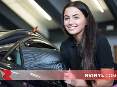 Rwraps 3D Carbon Fiber Mirror Wrap