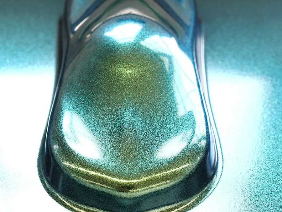 Rwraps Chameleon Green Sparkle Vinyl Film~Rwraps Chameleon Green Sparkle Car Wrap~0