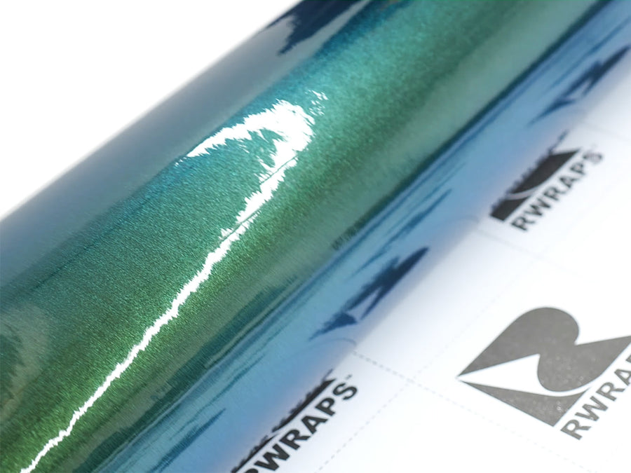 Rwraps Chameleon Green Sparkle Vinyl Film~Rwraps Chameleon Green Sparkle Vinyl Roll~0
