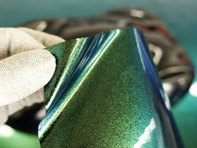 Rwraps Chameleon Green Sparkle Vinyl Film~Rwraps Chameleon Green Sparkle Vinyl Sheet~0