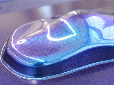 Chameleon Royal Blue Car Wrap